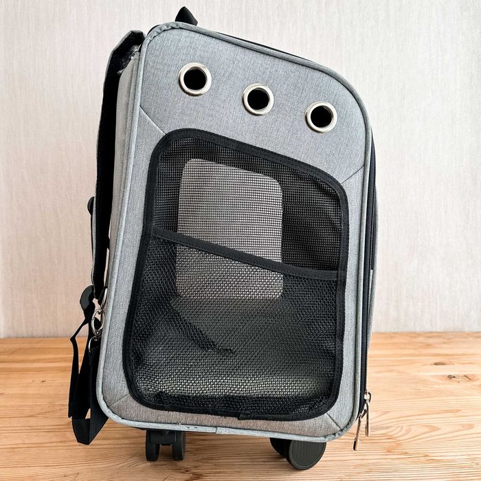 Рюкзак -преміум на візку  з колесами 26*35*38 см Акція