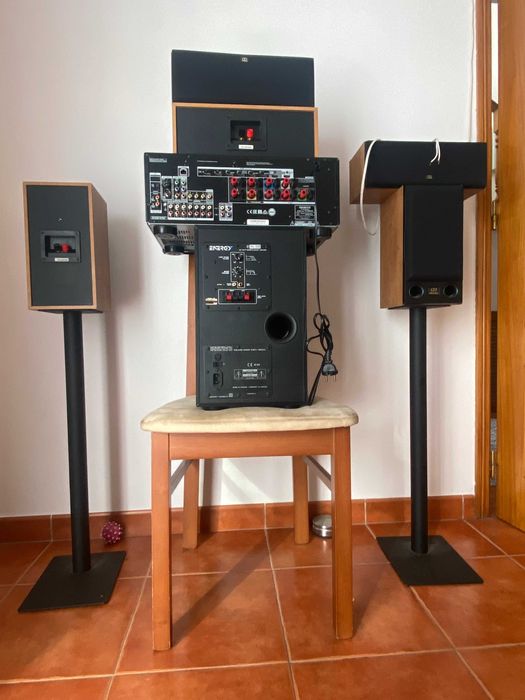 Sistema de som/ Home Cinema 7.2 composto Onkyo, Energy e Monitor Audio