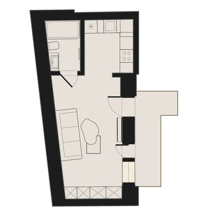 BEZPOŚREDNIO – 2 pokojowe, 27,57m2, winda, MPEC