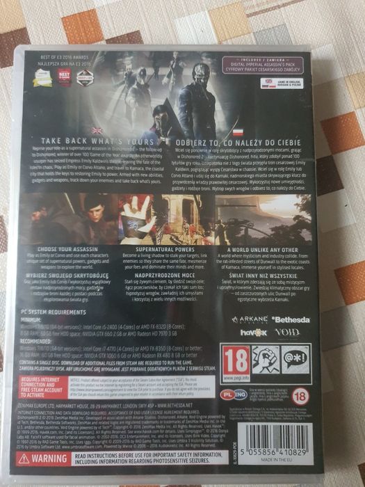 Gra Dishonored 2 PC