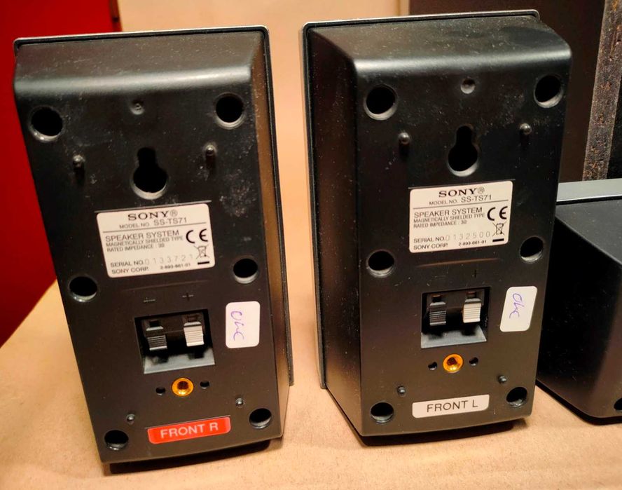 SONY SS-TS-71   komplet głośników kino domowe 6 + 2 + 1