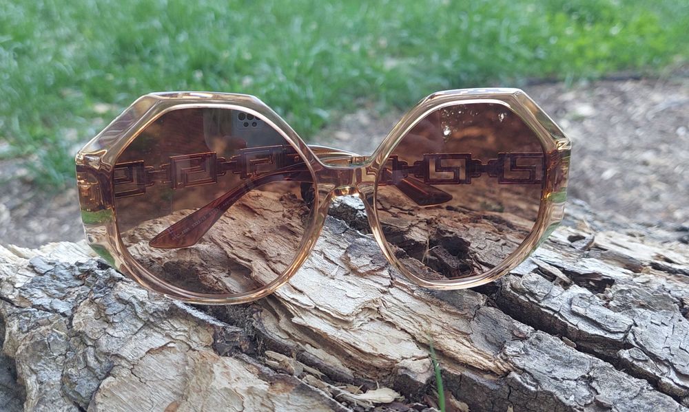 Duże damskie okulary przeciwslonieczne 4395 od Versace!