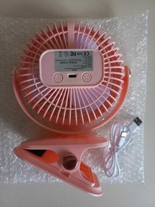 Портативный вентилятор на прищепке НОВЫЙ