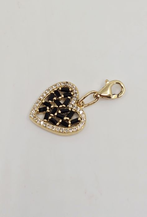 Złoty charms z karabińczykiem próba 585 14k