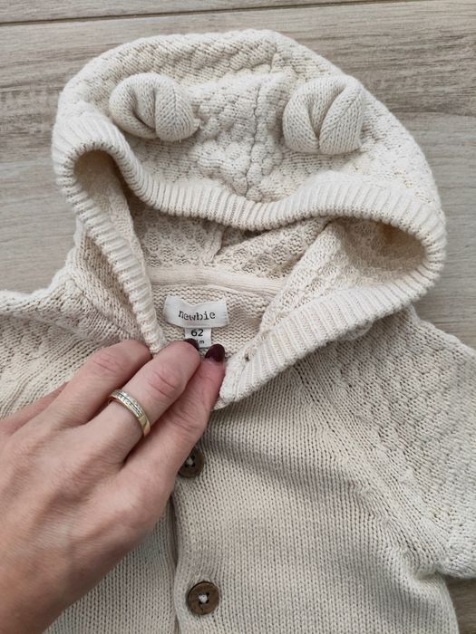 Kombinezon KappAhl newbie 62 dzianinowy przejściowy wiosenny