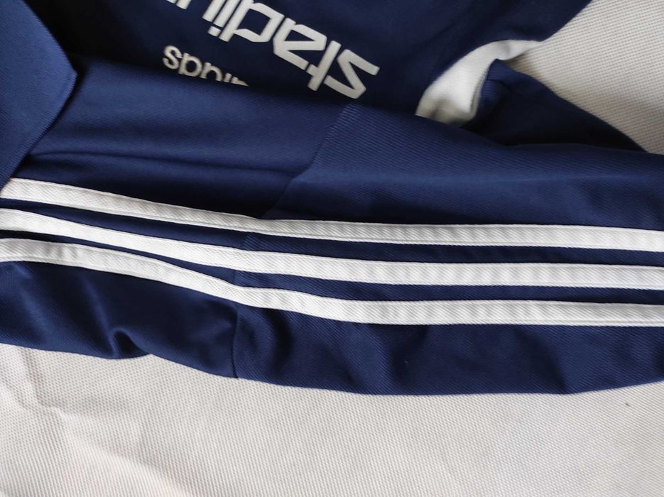 Granatowa koszulka polo adidas L