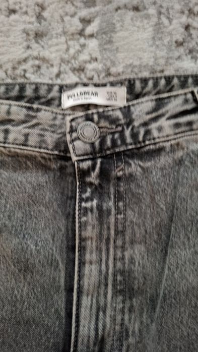 Spodnie jeansowe szerokie nogawki Pull&Bear 36
