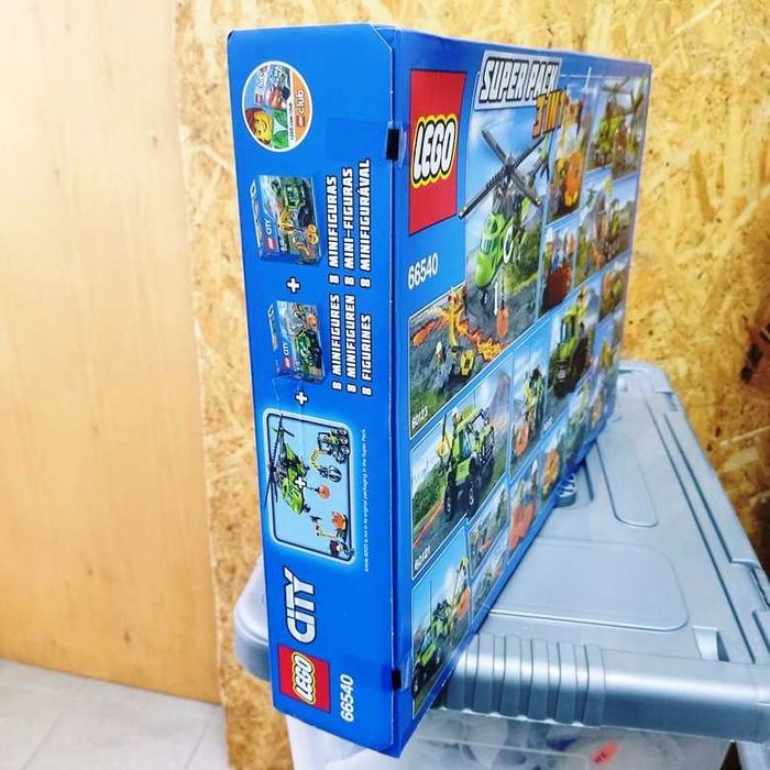 Lego City 66540 Super Pack 3 em 1 sets 60121, 60122 e 60123