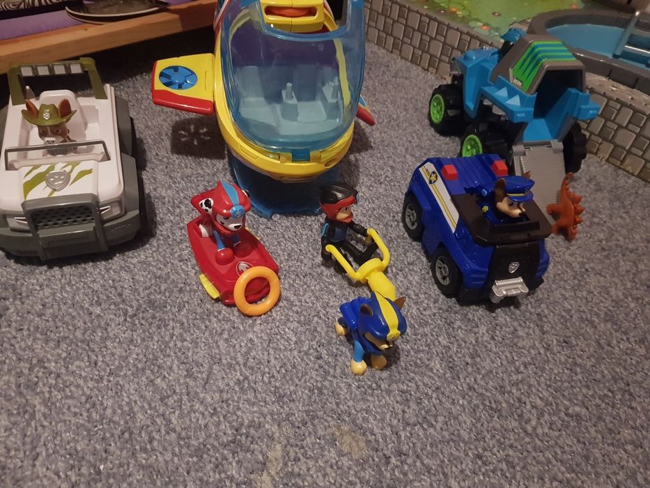 Zestaw Psi Patrol Łódź podwodna tracker chase rex