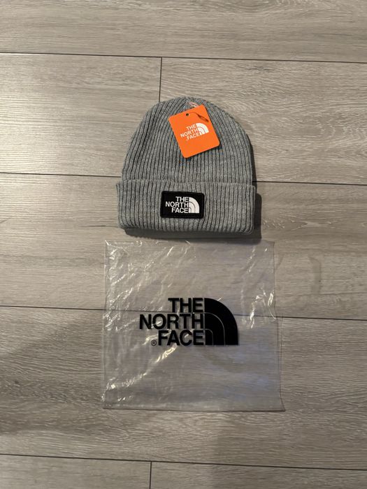 Szara czapka zimowa The North Face, nowa unisex uniwersalna