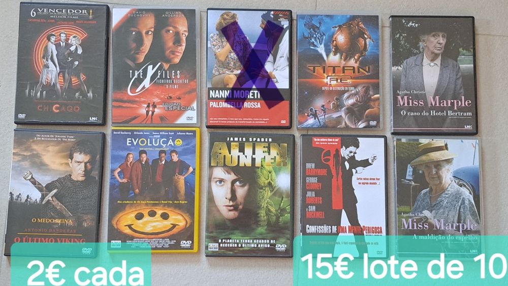 LOTE DVD's - varios filmes