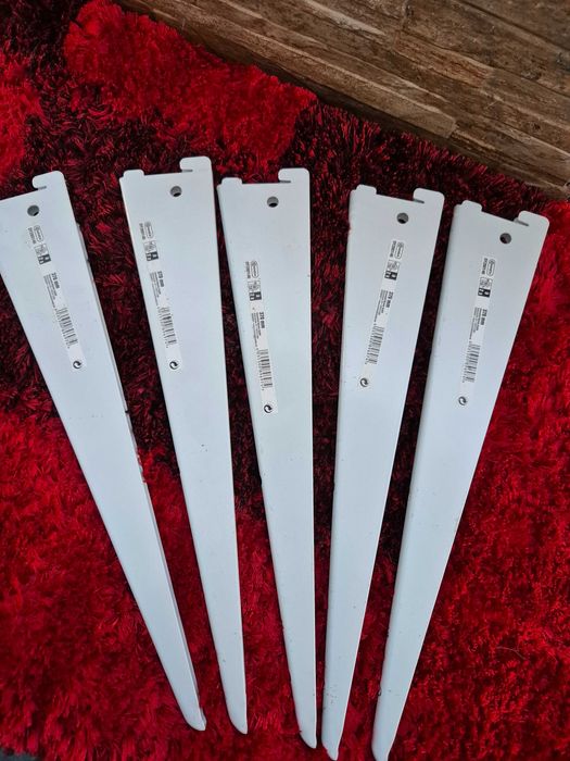 5 suporte duplo branco 37cm