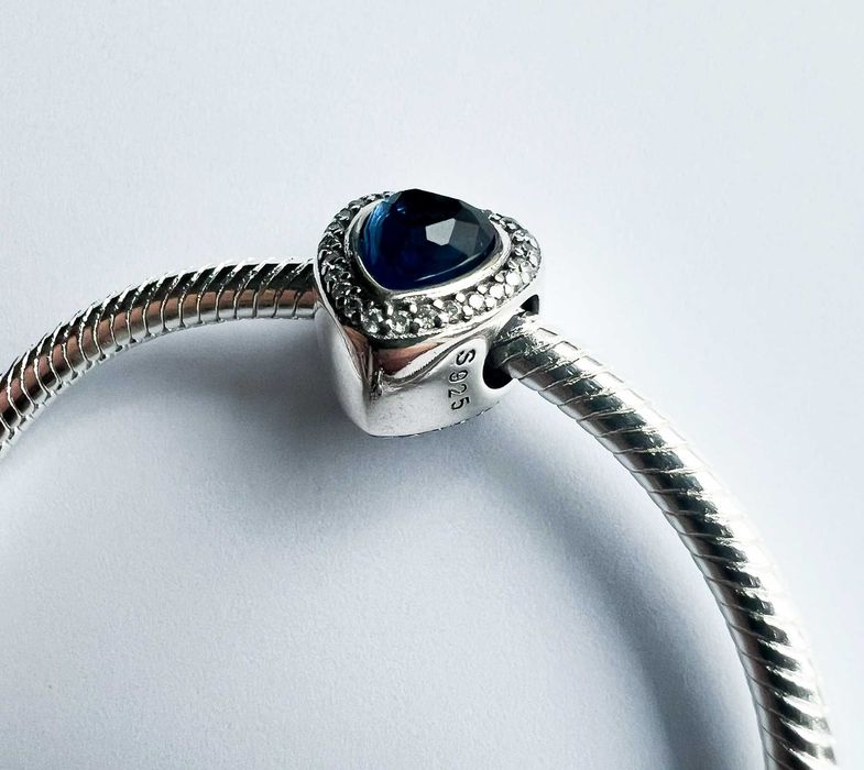 Charms do bransoletek modułowych próba 925 serce