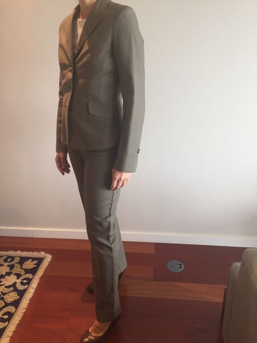 Fato castanho claro MANGO