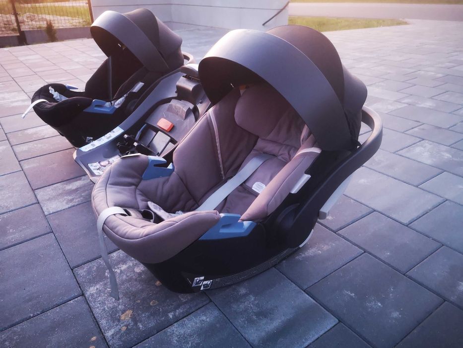 2x Fotelik cybex aton 5 + baza isofix