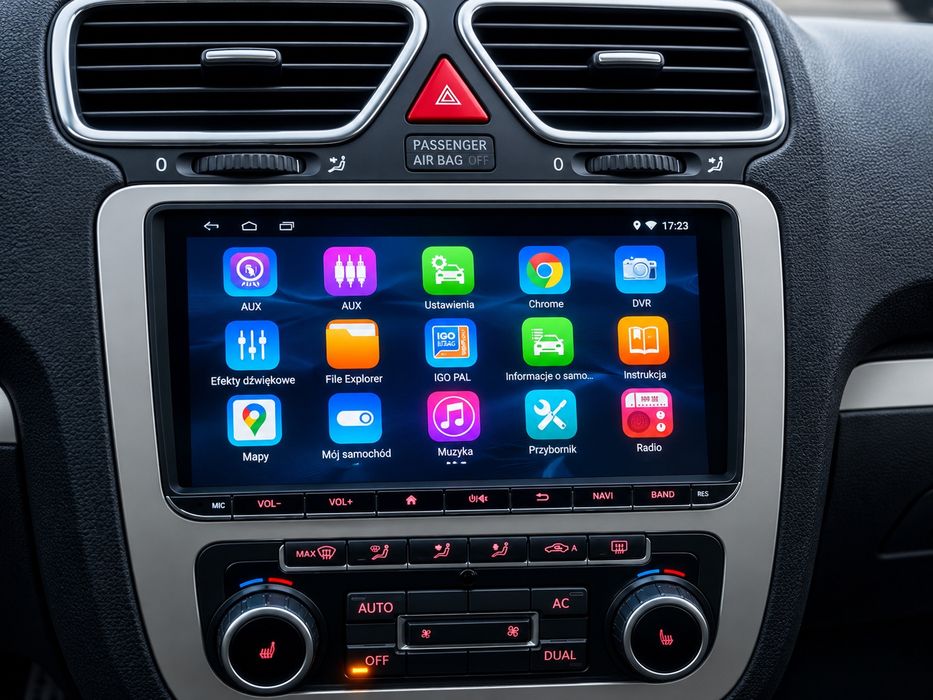 Nawigacja 2DIN Radio VW  SKODA SEAT Passat Touran Caddy T5 T6 Scirocco Jetta PoloV Eos 6GB
