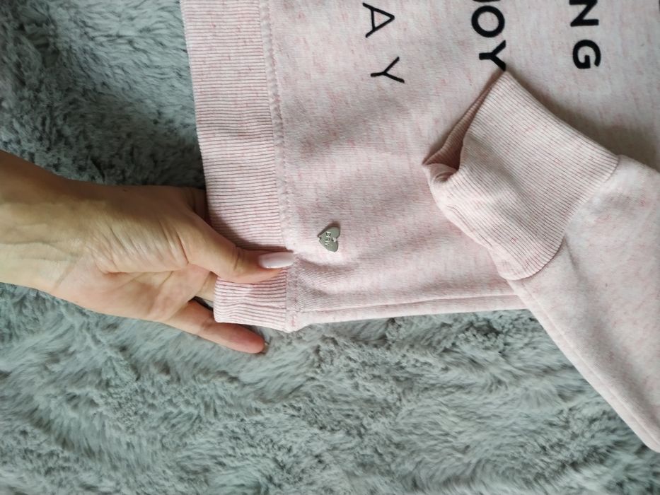 Bluza Bluza Drywash M jasny róż
