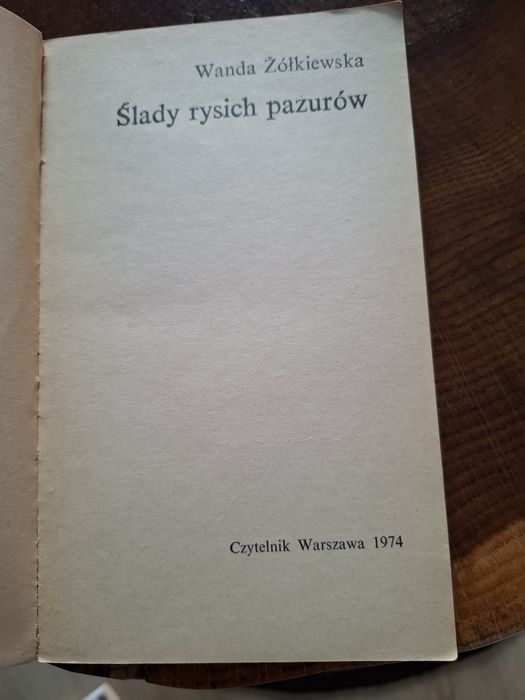 Książka Ślady Rysich Pazurów