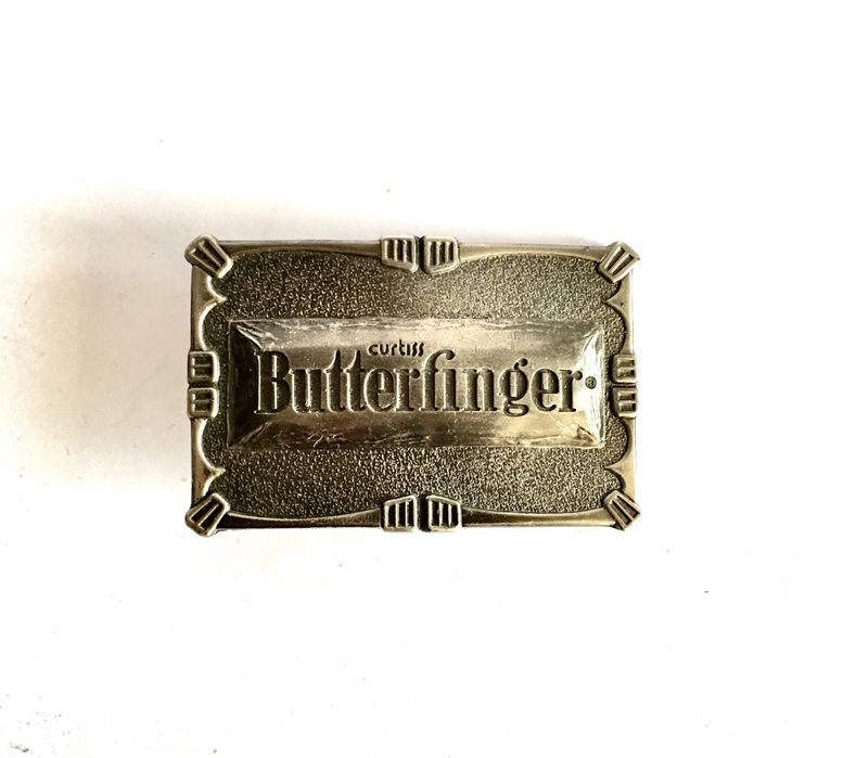 Klamra do paska Curtis Butterfinger - Lewis Buckles Chicago. Vintage