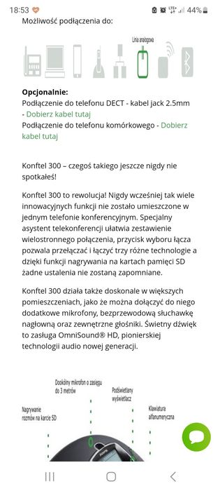 Konftel 300 telefon konferencyjny