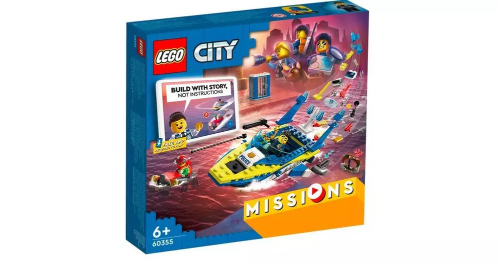 LEGO City 60355 Misja wodnej policji – nowy, fabrycznie zaplombowany