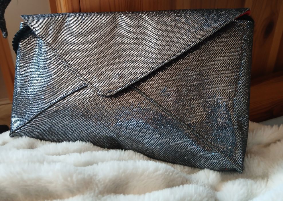 Kopertówka torebka nowa brokatowa
