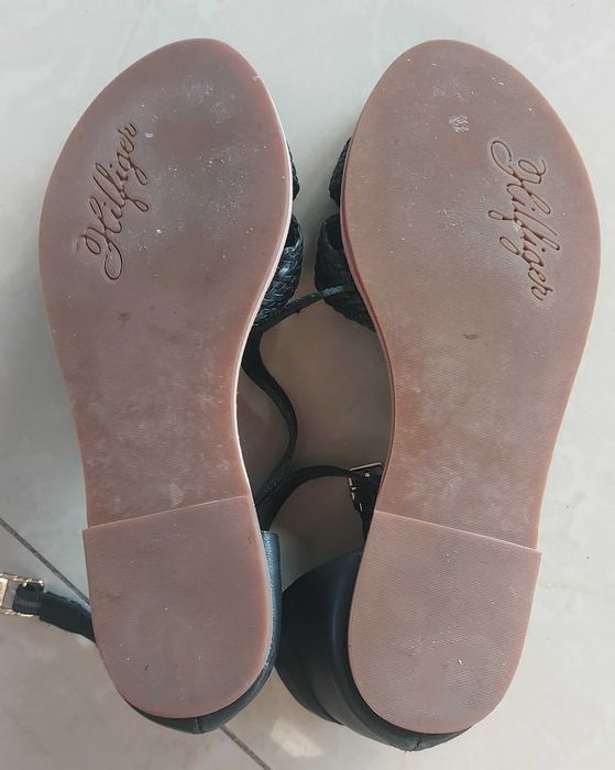 Sandały skórzane Tommy Hilfiger