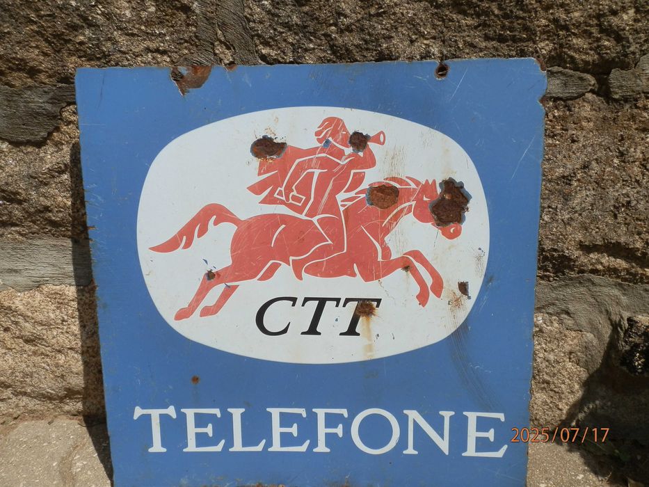 Antiga  Placa    CTT Telefone