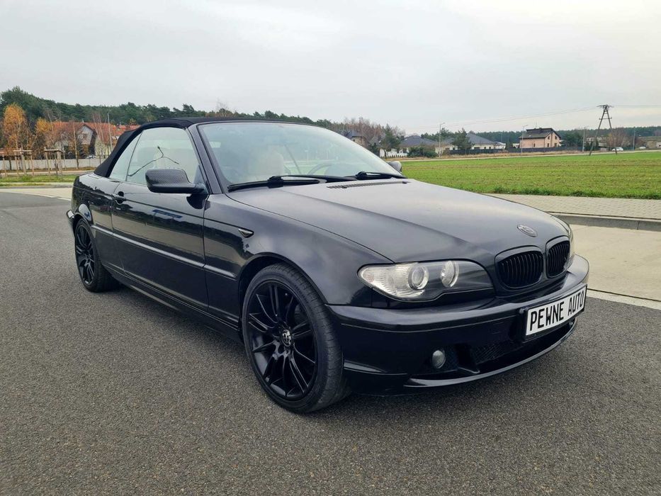 BMW E46 LIFT cabrio skóry pamięć alu18 grzane fotele kamera