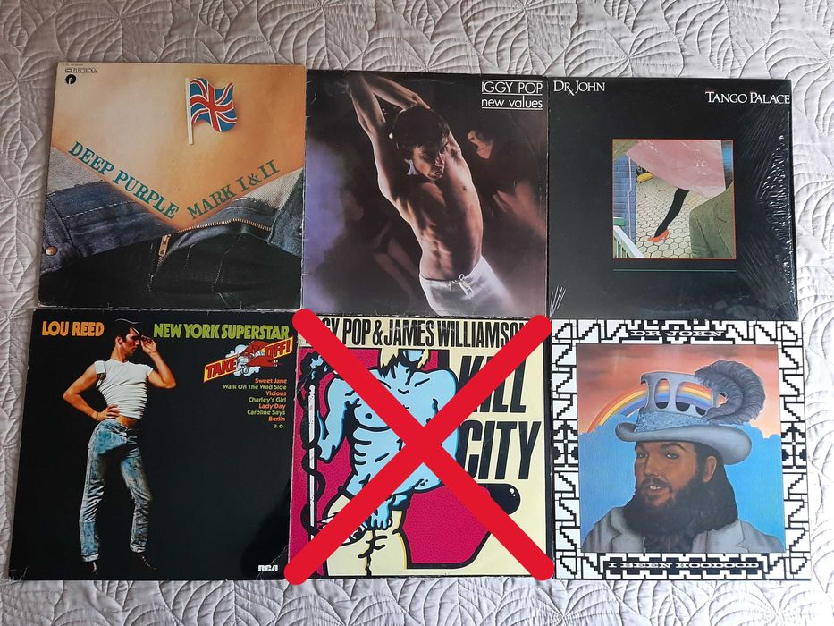 Lou Reed – Deep Purple - Iggy Pop – Dr. John - Vinil LP