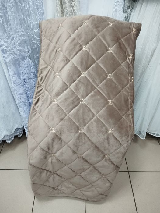 Покривало Котон-Велюр.шанель.одіяло .покривало.1.5.євро розмір.200-230