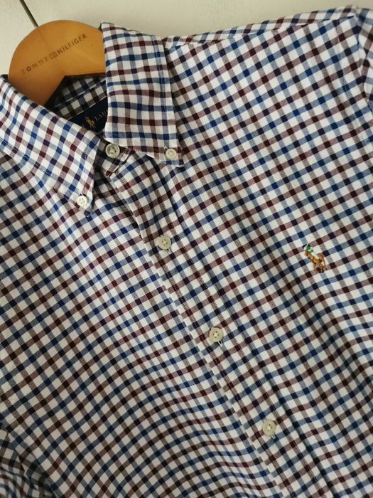 Ralph Lauren koszula w kratkę elegancka sportowa IDEAŁ ORYGINAŁ XS/S