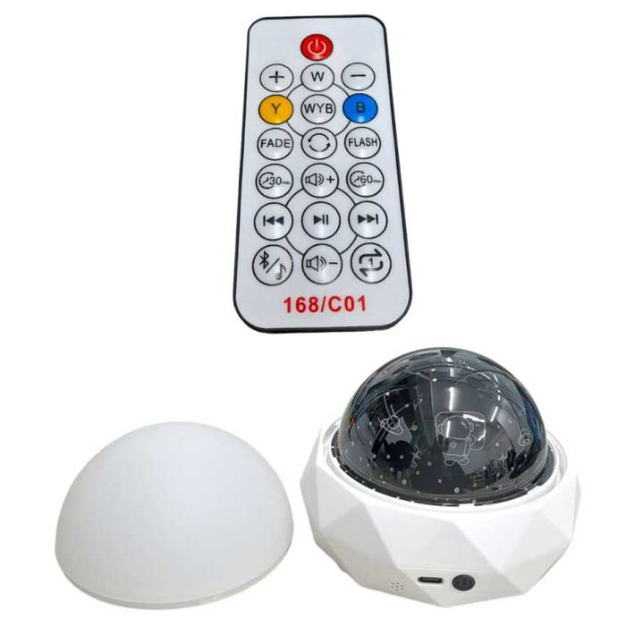 Projetor Espacial com Caixa de Som Bluetooth