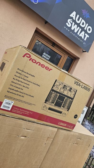 Amplituner Pioneer VSX-LX805 Nowy Polska Gwarancja Kino Atmos 8K