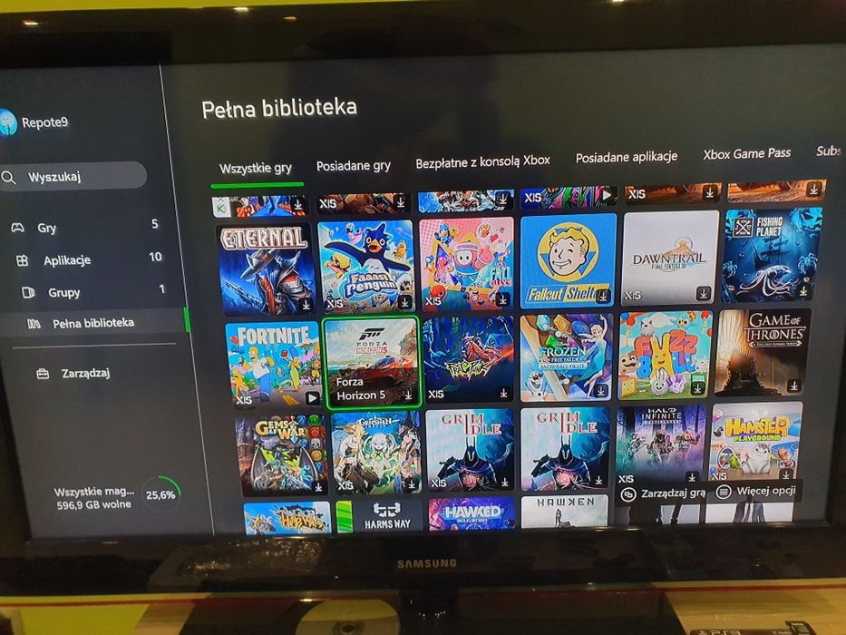 Xbox Series X 1TB SSD z napędem FC 26 Fortnite Cały Komplet DUŻO GIER