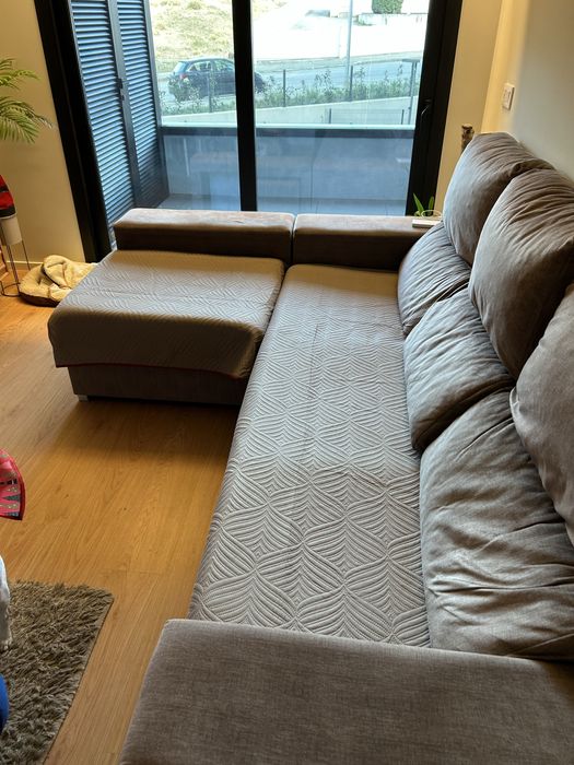 Sofá chaise longue intermutável  (entrega de sofá)