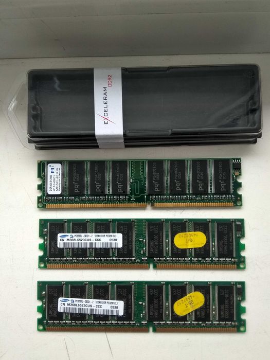 Оперативная память Patriot DDR-400 1Gb, Goodram DDR-400 1Gb