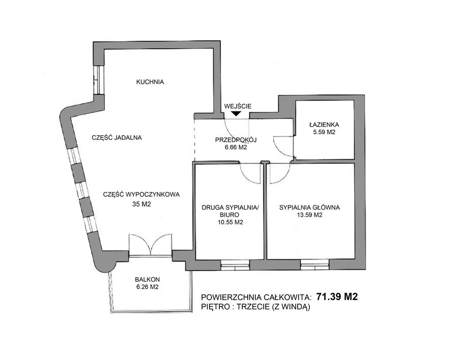 PODGÓRZE centrum komunikacyjne  APARTAMENT 71.4 m2  z garażem  w cenie