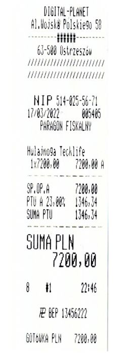 Hulajnoga elektryczna Techlife X8 (2022)- dwa silniki 2000W