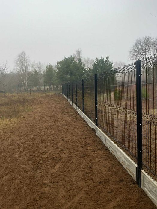 PROMOCJA! NAJTAŃSZE Ogrodzenia panelowe z montażem (123mm, 153mm,itd.)