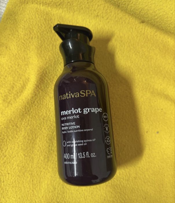 Coffret Nativa SPA Uva Merlot - Esfoliante + Gel de Banho + Creme Corporal | Novo | Selado