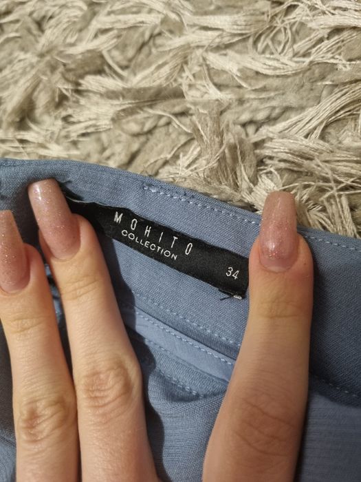 Spódnica jasnoniebieska elegancka/ galowa