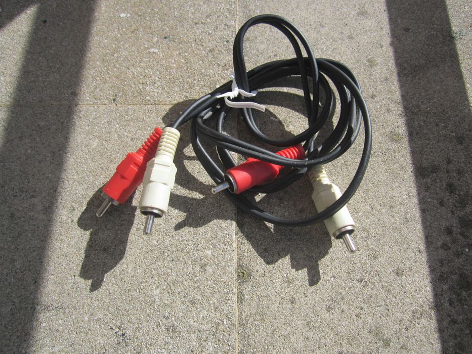 Cabo Áudio RCA Duplo 92 cm Blu-Ray, Home Theater, Subwoofer, ...