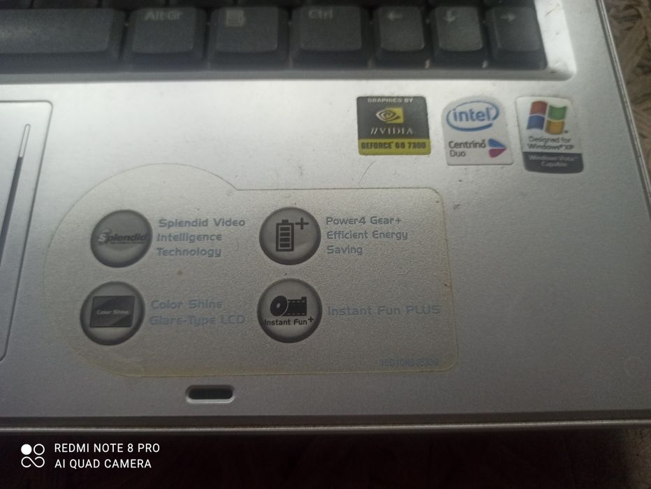 Ноутбук asus a8j