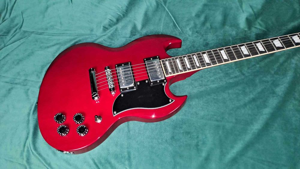 Harley Benton SG DC-580 Cherry Red
