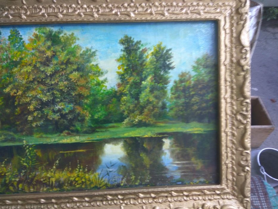 картина пейзаж масло на холсте