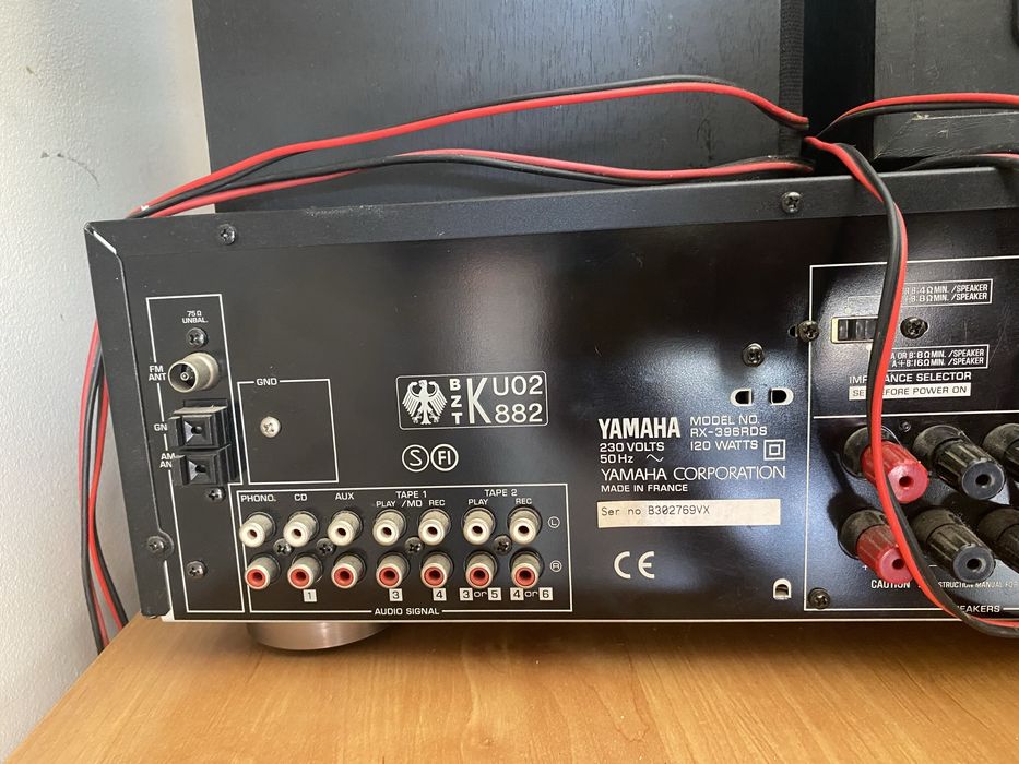 Sistema Hi Fi Yamaha RX-396RDS + Colunas Dali Axs 1000