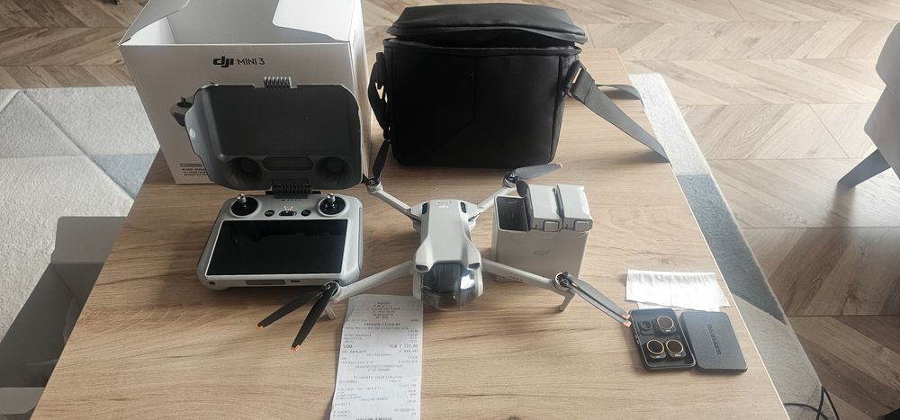 Dji mini 3 pelen zestaw stan idealny