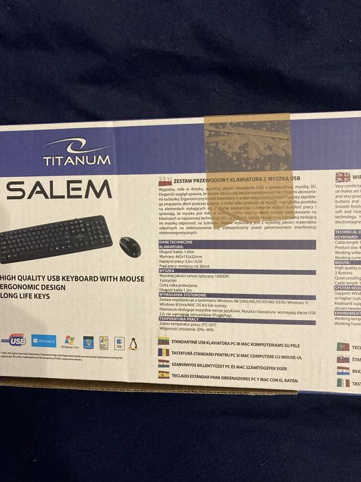 Nowa klawiatura bez myszki