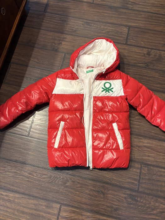 Dziecieca bardzo ciepla Kurtka puchowa Benetton